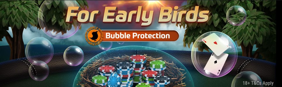 Bubble Protection: защита от баббла для игроков GGPoker